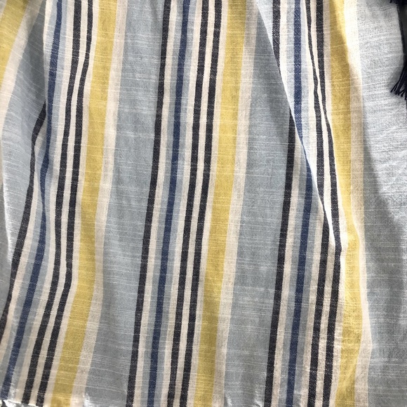 Anthropologie Striped Gauzy Tie Front Babydoll Dress Size Small - Picture 6 of 11